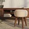 Ronde Stoffen Kruk - Boho Bali Stijl - Hiwal image 7