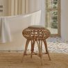 Rotan barkruk - Boho Bali-stijl - Lera image 7