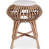 Rotan barkruk - Boho Bali-stijl - Lera image 7