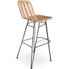 Rotan Barkruk - Boho Bali Stijl - Dienblad image 7
