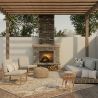 Houten Lounge Stoel - Boho Bali Stijl Design Stoel - Glan image 7