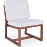 Houten Lounge Stoel - Boho Bali Stijl Design Stoel - Glan image 7