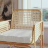Silla de Salón de Ratán - Silla de Diseño Boho Bali - Qawa image 7