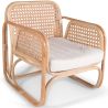 Silla de Salón de Ratán - Silla de Diseño Boho Bali - Qawa image 7