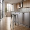 Barkruk met rugleuning - Industrieel ontwerp - 76cm - New Edition - Stylix image 7