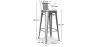Barkruk met rugleuning - Industrieel ontwerp - 76cm - New Edition - Stylix image 7