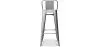 Barkruk met rugleuning - Industrieel ontwerp - 76cm - New Edition - Stylix image 7