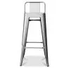 Barkruk met rugleuning - Industrieel ontwerp - 76cm - New Edition - Stylix image 7