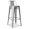 Barkruk met rugleuning - Industrieel ontwerp - 76cm - New Edition - Stylix image 7