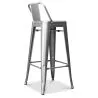 Barkruk met rugleuning - Industrieel ontwerp - 76cm - New Edition - Stylix image 7