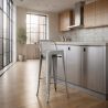 Barkruk met rugleuning - Industrieel ontwerp - 76cm - New Edition - Stylix image 7