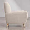 Fauteuil met armleuningen - Bekleed met boucléstof - Belise image 7