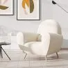 Fauteuil met armleuningen - Gestoffeerd in Bouclé - Belise image 7