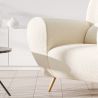 Fauteuil met armleuningen - Gestoffeerd in Bouclé - Belise image 7