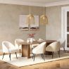 Design Fauteuil - Bekleed met Bouclé Stof - Wasda image 7