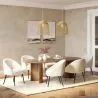 Design Fauteuil - Bekleed met Bouclé Stof - Wasda image 7