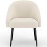 Design Fauteuil - Bekleed met Bouclé Stof - Wasda image 7