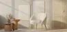 Fauteuil met armleggers - Bekleed met stof Bouclé - Pimba image 7