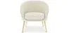 Fauteuil met armleggers - Bekleed met stof Bouclé - Pimba image 7