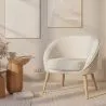 Fauteuil met armleggers - Bekleed met stof Bouclé - Pimba image 7