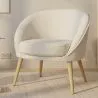 Fauteuil met armleggers - Bekleed met stof Bouclé - Pimba image 7