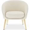 Fauteuil met armleggers - Bekleed met stof Bouclé - Pimba image 7