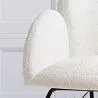Schommelstoel met armleuningen - Bekleed met Bouclé stof - Freia image 7