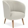 Fauteuil met armleuningen - Bekleed met Bouclé stof - Wesna image 7