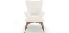 Fauteuil met voetensteun - Gestoffeerd in Bouclé stof - Huda image 7