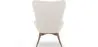 Fauteuil met voetensteun - Gestoffeerd in Bouclé stof - Huda image 7