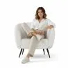 Fauteuil met armleggers - Bekleed met Bouclé stof - Nuba image 7