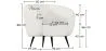 Fauteuil met armleggers - Bekleed met Bouclé stof - Nuba image 7