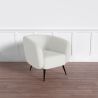 Fauteuil met armleggers - Bekleed met Bouclé stof - Nuba image 7
