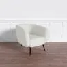 Fauteuil met armleggers - Bekleed met Bouclé stof - Nuba image 7