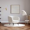 Fauteuil met armleggers - Bekleed met Bouclé stof - Nuba image 7