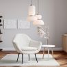 Fauteuil met armleuningen - Bekleed met Bouclé stof - Eila image 7