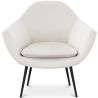 Fauteuil met armleuningen - Bekleed met Bouclé stof - Eila image 7