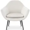 Fauteuil met armleuningen - Bekleed met Bouclé stof - Eila image 7