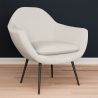 Fauteuil met armleuningen - Bekleed met Bouclé stof - Eila image 7