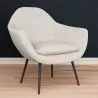 Fauteuil met armleuningen - Bekleed met Bouclé stof - Eila image 7
