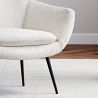 Fauteuil met armleuningen - Bekleed met Bouclé stof - Eila image 7