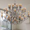 Kroonluchter Plafondlamp - Hanglamp - Groot - Bella image 7
