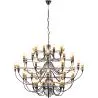 Kroonluchter Plafondlamp - Hanglamp - Groot - Bella image 7