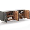 Houten Design Dressoir - Zwart - Haui image 7