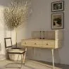 Houten en rotan schrijftafel met laden - Vintage Design - Oka image 7