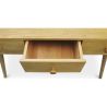 Houten en rotan schrijftafel met laden - Vintage Design - Oka image 7