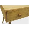 Houten en rotan schrijftafel met laden - Vintage Design - Oka image 7