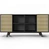 Natuurlijk houten dressoir - Vintage Design - Zwart - Edan image 7