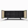 Natuurlijk houten dressoir - Vintage Design - Zwart - Edan image 7
