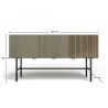 Houten Dressoir - Vintage Design - 2 deuren - Calabri image 7